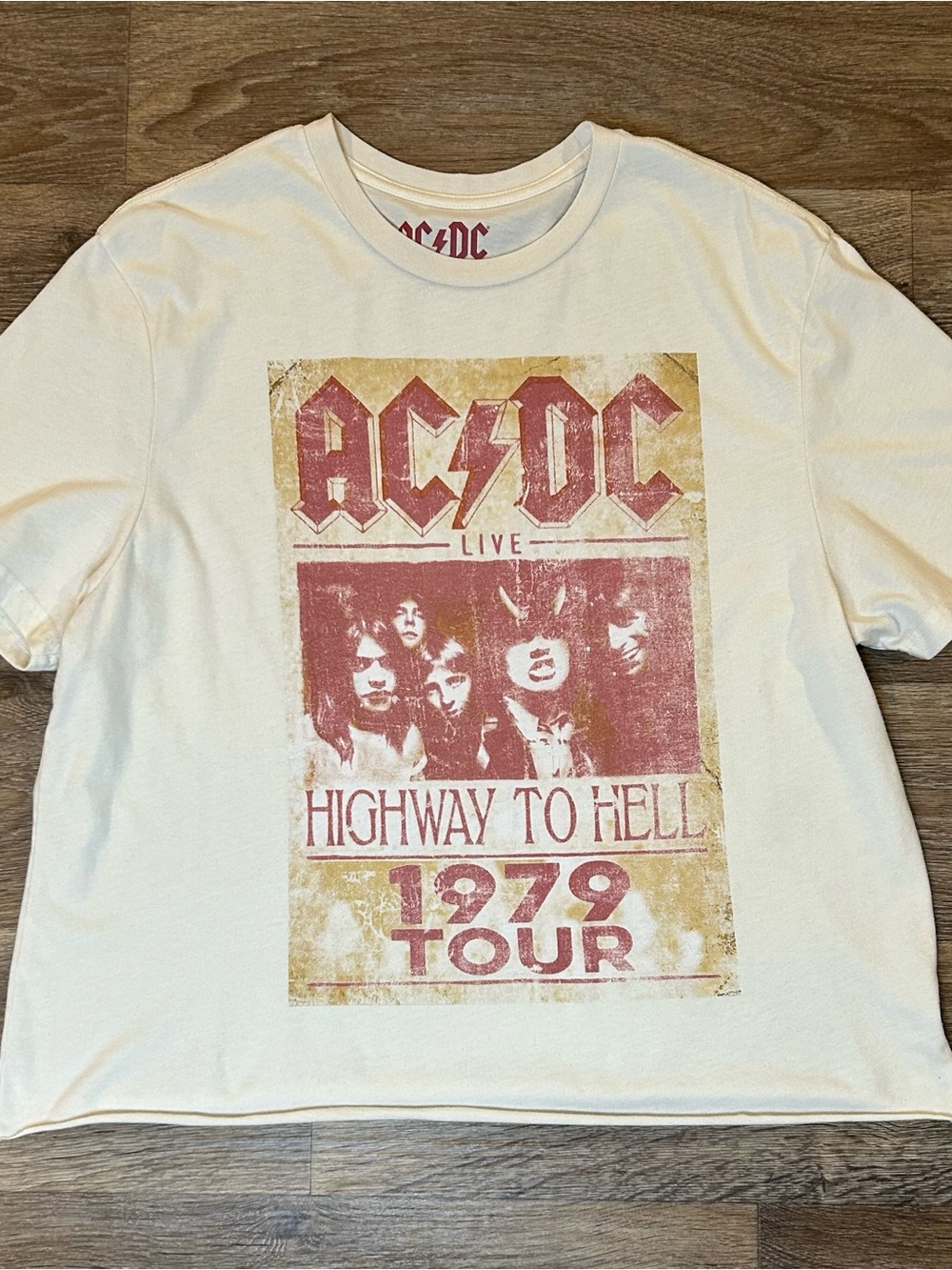 AC/DC Highway To Hell Band T-Shirt 1979 Tour Graphic Tee - Men’s Large